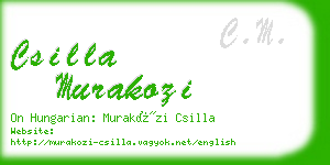 csilla murakozi business card